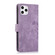 iPhone 11 Pro Max Orchid Butterfly Embossed Leather Phone Case - Purple
