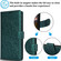 iPhone 11 Pro Max Peony Flowers Imprint Leather Phone Case - Green