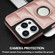 iPhone 11 Pro Max Piano Key Hollow Cutout PU Phone Case - Rose Gold
