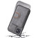 iPhone 11 Pro Max PU + TPU + PC Shockproof Back Cover Case with Card Slot & Holder - Grey