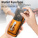 iPhone 11 Pro Max Retro Folding Ring Holder Card Bag MagSafe Phone Case - Yellow