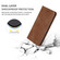 iPhone 11 Pro Max Retro Skin Feel Business Magnetic Horizontal Flip Leather Case - Brown
