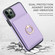 iPhone 11 Pro Max RFID Anti-theft Card Ring Holder Phone Case - Purple