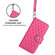 iPhone 11 Pro Max Rhombic Texture Flip Leather Phone Case with Lanyard - Rose Red
