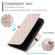 iPhone 11 Pro Max Ring Buckle Rhombic Leather Phone Case - Rose Gold