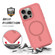 iPhone 11 Pro Max Shockproof MagSafe Armor PC Hybrid TPU Phone Case - Dark Pink+Maroon
