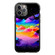 iPhone 11 Pro Max Simple Illustration Pattern Full Coverage Phone Case - Colorful Clouds C