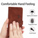 iPhone 11 Pro Max Skin Feel Heart Pattern Leather Phone Case With Lanyard - Brown