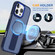 iPhone 11 Pro Max Skin Feel Invisible Kickstand MagSafe Phone Case - Orange