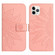 iPhone 11 Pro Max Skin Feel Sun Flower Pattern Flip Leather Phone Case with Lanyard - Pink
