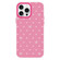 iPhone 11 Pro Max Skin Feeling Jelly TPU Hybrid PC Phone Case - Polka Dot Rose Red