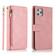 iPhone 11 Pro Max Skin-feel Crazy Horse Texture Zipper Wallet Bag Horizontal Flip Leather Case with Holder & Card Slots & Wallet & Lanyard - Rose Gold