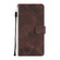 iPhone 11 Pro Max Skin-feel Embossed Leather Phone Case - Brown