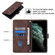 iPhone 11 Pro Max Skin-feel Embossed Leather Phone Case - Brown
