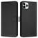 iPhone 11 Pro Max Smile Embossing RFID Leather Phone Case - Black