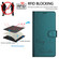 iPhone 11 Pro Max Smile Embossing RFID Leather Phone Case - Peacock Green