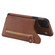 iPhone 11 Pro Max Solid Color Double Buckle Zipper Shockproof Protective Case - Brown