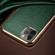 iPhone 11 Pro Max SULADA Litchi Texture Leather Electroplated Shckproof Protective Case - Green