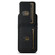 iPhone 11 Pro Max Suteni H02 Litchi Leather Card Wallet Stand Back Phone Case - Black