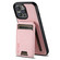 iPhone 11 Pro Max Suteni H02 Litchi Leather Card Wallet Stand Back Phone Case - Pink