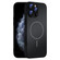 iPhone 11 Pro Max Thin Circle MagSafe Skin-feel AG Glass Phone Case - Black