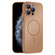 iPhone 11 Pro Max Thin Circle MagSafe Skin-feel AG Glass Phone Case - Desert Gold