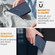 iPhone 11 Pro Max Triangle Pattern Buckle Clasp Leather Phone Case - Royal Blue