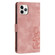 iPhone 11 Pro Max Tulips Embossed Leather Phone Case with Lanyard - Pink