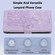 iPhone 11 Pro Max Tulips Embossed Leather Phone Case with Lanyard - Purple