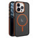 iPhone 11 Pro Max Two-color Frosted MagSafe Magnetic Phone Case - Orange