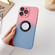 iPhone 11 Pro Max Two-color Gradient MagSafe TPU Phone Case - Pink+Blue