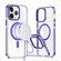 iPhone 11 Pro Max Two-color TPU Hybrid PC MagSafe Phone Case - Purple