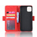 iPhone 11 Pro Max Wallet Style Skin Feel Calf Pattern Leather Case ,with Separate Card Slot - Red