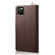 iPhone 11 Pro Max Wave Point Horizontal Flip Leather Case with Card Slots & Holder & Wallet & Lanyard - Brown