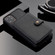 iPhone 11 Pro Max Zipper Shockproof Protective Case with Card Slots & Bracket & Photo Holder & Wallet Function - Black