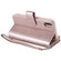 iPhone XR 2 in 1 Solid Color Zipper Shockproof Protective Case with Card Slots & Bracket & Photo Holder & Wallet Function - Rose Gold