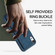 iPhone XR Armor Ring Wallet Back Cover Phone Case - Blue
