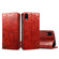 iPhone XR Baroque Simple Horizontal Flip Leather Case with Holder & Card Slots & Wallet - Red