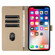 iPhone XR Cartoon Elephant Embossed Leather Phone Case - Khaki