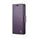 iPhone XR CaseMe 023 Butterfly Buckle Litchi Texture RFID Anti-theft Leather Phone Case - Pearly Purple