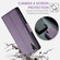 iPhone XR CaseMe 023 Butterfly Buckle Litchi Texture RFID Anti-theft Leather Phone Case - Pearly Purple