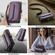 iPhone XR CaseMe C36 Card Slots Zipper Wallet RFID Anti-theft Leather Phone Case - Purple