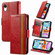 iPhone XR CaseNeo Business Splicing Dual Magnetic Buckle Horizontal Flip PU Leather Case with Holder & Card Slots & Wallet - Red