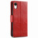 iPhone XR CaseNeo Business Splicing Dual Magnetic Buckle Horizontal Flip PU Leather Case with Holder & Card Slots & Wallet - Red