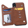 iPhone XR Cat Tree Embossing Pattern Shockproof Protective Case with Card Slots & Photo Frame & Holder - Brown