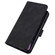 iPhone XR Crossbody 3D Embossed Flip Leather Phone Case - Black