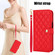 iPhone XR Crossbody Multifunction Rhombic Leather Phone Case - Red