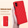iPhone XR Crossbody Multifunction Rhombic Leather Phone Case - Red