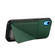 iPhone XR D04 Calf Texture Dual Card Slot Holder Phone Case - Green