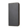 iPhone XR Dermis Texture PU Horizontal Flip Leather Case with Holder & Card Slots & Wallet - Black